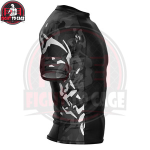 Maillot de protection solaire UPF 50+ de qualité supérieure pour l'entraînement physique, respirant, écologique, séchage rapide, 180g, manches courtes, en spandex - Product Image 4