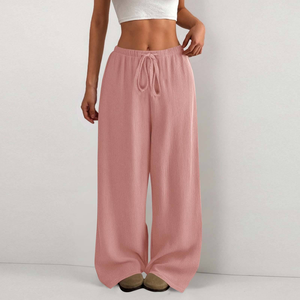 Women Heavyweight Cotton Jogger Pants Soft <b>Brushed</b> Fleece Winter Wear Women's Loose Fit Sweatpants - Product Image 3
