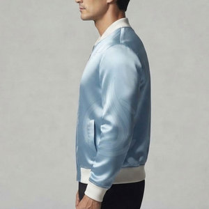 Veste maçonnique d'hiver moderne avec broderie élégante sur le devant, manches longues, coupe confortable, tissu premium, écologique et coupe-vent - Product Image 5