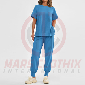 Conjunto Deportivo Ligero para Mujer, de Secado Rápido, para Verano, Fitness, Entrenamiento, Running, Camiseta y Pantalones - Product Image 4