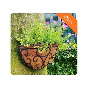 [VENTE CHAUDE] Pot en fibre de coco biodégradable BLUE LOTUS avec trou de drainage pour la propagation des plantes, la germination des graines, utilisation en extérieur - Product Image 1