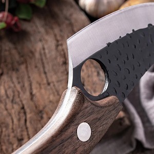 Custom Handmade Eco-Friendly Dishwasher <b>Safe</b> Ambidextrous Modern Carbon Steel 2.0mm Thick Boning <b>Knife</b> 6-7.9in Wood Handle - Product Image 3