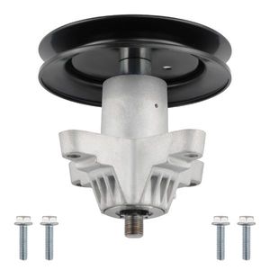 Assemblaggio perno rasaerba Troy Bilt per modelli 42 pollici 918 0624A 918 0624B 618 0624 in alluminio e metallo con alimentazione elettrica e a benzina - Product Image 3