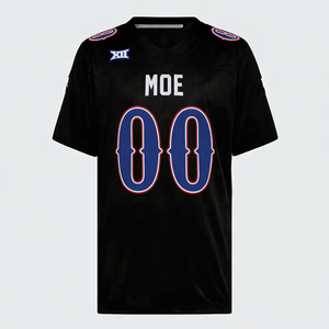 Camiseta de Fútbol Americano Personalizada Estilo Y2K, Informal, de Malla, Unisex, con Número Serigrafiado, Manga Corta, Uniforme de Práctica, Venta al Por Mayor OEM - Product Image 2