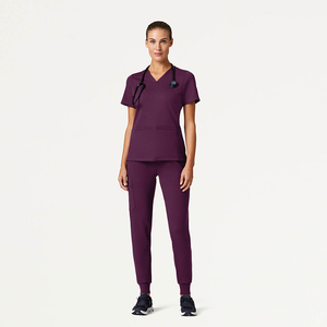 High Quality Fashion Custom Unisex <b>Plus</b> <b>Size</b> Doctor Medical <b>Scrubs</b> Canvas Hospital Uniforms - Product Image 2