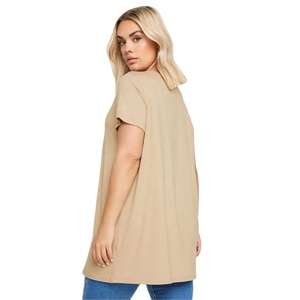 Precio de fábrica, venta al por mayor, camisetas de mujer, camiseta de manga corta con cuello redondo de algodón 100% impresa DTF personalizada, perfecta para ropa informal - Product Image 3