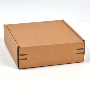 Boîtes d'expédition en carton ondulé recyclables avec logo personnalisé, ouverture à fermeture éclair, emballage en papier avec bande de fermeture éclair - Product Image 2