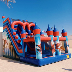 Terrains <span class=keywords><strong>de</strong></span> <span class=keywords><strong>jeux</strong></span> <span class=keywords><strong>de</strong></span> château gonflables commerciaux aire <span class=keywords><strong>de</strong></span> <span class=keywords><strong>jeux</strong></span> pour bébé à l'extérieur aire <span class=keywords><strong>de</strong></span> <span class=keywords><strong>jeux</strong></span> <span class=keywords><strong>de</strong></span> conception moderne parcours d'obstacles extérieur à double voie - Product Image 2