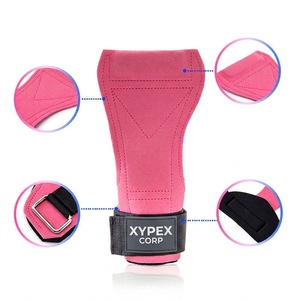 Poignées de musculation robustes personnalisables en cuir synthétique microfibre, protection professionnelle, légères, portables et souples - Product Image 2