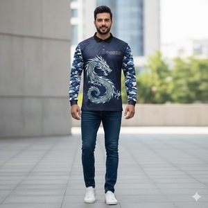 เสื้อตกปลาแบบสั่งทำพิเศษ แขนยาว มีปก - Product Image 6