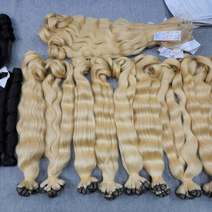 Tissage de cheveux 100% naturels, ultra-lisse, à pointes épaisses, cuticules alignées, prix usine - Product Image 2