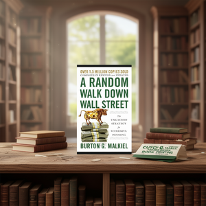 Une promenade aléatoire sur Wall Street par l'auteur Burton G. Malkiel, livre broché personnalisé, impression de couverture souple - Product Image 1