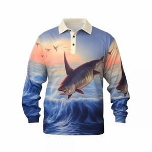 Camisa de Pesca para Hombre, Ligera, de Manga Larga, con Tela Transpirable de Secado Rápido y Protección UPF en el Pecho - Product Image 6