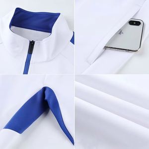 Survêtement de jogging unisexe de haute qualité avec fermeture éclair intégrale et logo personnalisé, ensemble de sport flexible pour adultes, collection automne - Product Image 5