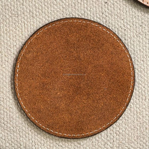 ชุดที่รองแก้วหนังวัวแท้สำหรับทานอาหาร - Product Image 5