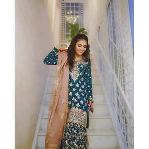 Ensemble haut et bas pour femme avec Dupatta pour fête - Product Image 5