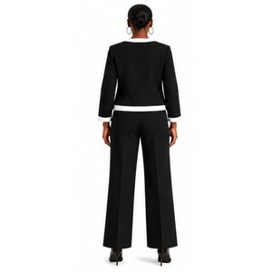 Conjunto de Blazer para Mujer, Región Suroeste, Chaqueta Elegante con Botones y Pantalones Anchos de Pierna, Traje de Dos Piezas para Negocios, Ropa Personalizada al por Mayor - Product Image 2