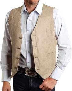 Chaleco de cuero personalizado para motocicleta, chaleco de cuero genuino de vaca de grado A para hombre, chaleco de motociclista de cuero. - Product Image 1