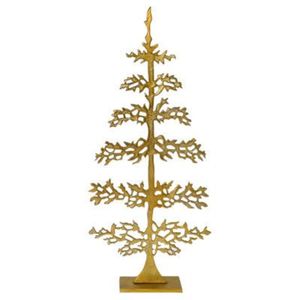 Sculpture de sapin de Noël en métal en gros avec base en bois, décoration de table de Noël, accent festif d'hiver pour la maison, cadeau artisanal saisonnier - Product Image 4