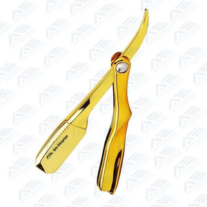 Instrumentos de Belleza para Depilación Corporal Ecológicos para Salones, Maquinilla de Afeitar Manual Profesional de Acero Inoxidable para Hombres - Product Image 4