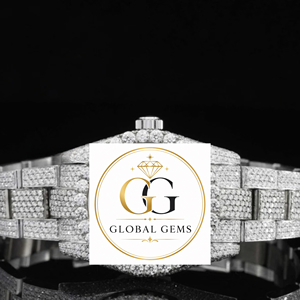 Hot Sale Luxury Fully Iced Moissanite Diamond Watch <b>Chronograph</b> Design Hip Hop Style Stainless Steel Band Available for Sale - Product Image 2