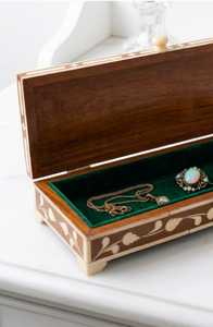 Handmade Bone and Resin Inlay Decorative Storage <b>Box</b> Elegant Jewelry Organizer <b>Keepsake</b> Case for Gift Shops Hotels and Interior - Product Image 5