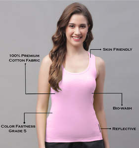 เสื้อกล้ามผู้หญิงผ้าฝ้ายยืดหยุ่นแบบขายส่งสั่งทำพิเศษ สายกว้าง นุ่ม ระบายอากาศได้ดี สวมใส่สบาย เหมาะสำหรับออกกำลังกาย คุณภาพสูง ดีไซน์ล่าสุด - Product Image 6