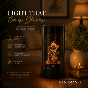 Hanuman Ji Divine Glow LED <b>Table</b> <b>Lamp</b> Bajrangbali Spiritual Night Light Religious Decor for Bedroom Temple Meditation Living - Product Image 4