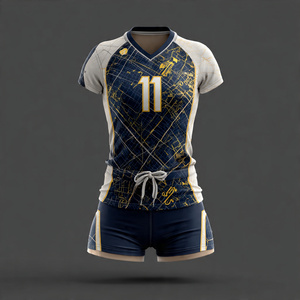 Men <b>Volleyball</b> Jersey <b>Set</b> Sleeveless Sublimated Number 5 Moisture Wicking Fitted Uniform Elastic Waist 100% Polyester Customized - Product Image 3