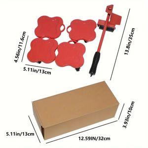 Ruota Girevole a 360 Gradi per Mobili, Capacità 881 Libbre Kit Sollevatore per Mobili con Ruote Girevoli a 360 Gradi, Carrello per Trasporto Mobili - Product Image 5