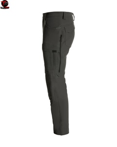 Pantalon de chasse softshell unisexe pour l'extérieur, polyester imprimé, résistant à l'eau, extensible, tactique, randonnée, trekking, travail, pêche, multi-usages - Product Image 3