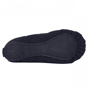 Chaussures de ballet personnalisées FEZMAX en toile avec semelle intermédiaire en carbone, semelle extérieure en cuir véritable, semelle fendue, doublure en coton légère et flexible, talon plat - Product Image 1
