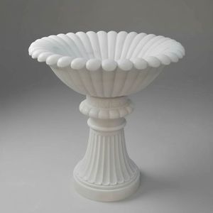 Macetas de mármol blanco personalizadas, urnas antiguas, macetas al por mayor, floreros. - Product Image 3