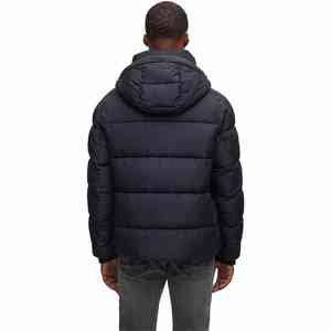 Custom Men's Winter Puffer Jacket Hooded Thickened Warm <b>Bubble</b> <b>Coat</b> Water-Resistant Padded Quilted Outdoor Men's Outerwear - Product Image 6