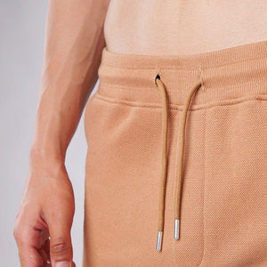 Pantalon décontracté pour homme, coupe droite légère, rayé, en molleton épais 450 GSM, respirant, style vintage, uni - Product Image 4