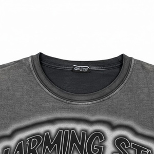 Pantalones Cortos Deportivos Casuales de Verano para Hombre, de Alta Calidad, 230g, Algodón, Estilo Oversize, Estampado Vintage de Estrellas, 100% Algodón Tejido - Product Image 5