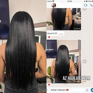 Extensions de cheveux humains 100% humains, trame droite, os, cheveux crus, vierges, non traités, vietnamien - Product Image 5