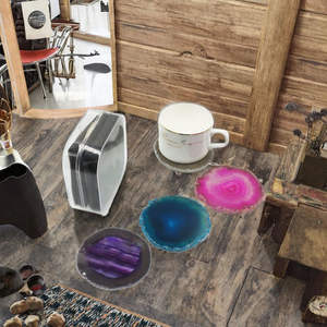 Plaque en Agate Naturelle Sculptée Motif Amour pour la Maison, les Restaurants, les Hôtels, les Cadeaux de Mariage et la Décoration de Meubles - Vente en Gros - Product Image 2