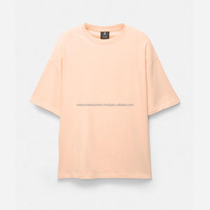 Camiseta extragrande de algodón lavada con ácido personalizable 100% transpirable con diseño artístico y múltiples colores de moda de alta calidad - Product Image 3