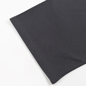 Camiseta Negra Personalizada para Hombre, 100% Algodón, Corte Cuadrado de Alta Calidad, Sin Costuras y Mangas Cortas, Estilo Casual con Logotipo Impreso - Product Image 4