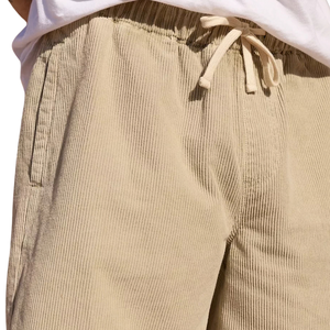 Shorts côtelés pour hommes, taille élastique, cordon de serrage, poches latérales, coupe décontractée, ourlet ouvert, vente en gros, fabricant OEM, fournisseur B2B, vêtements décontractés - Product Image 6