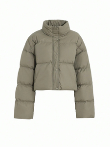 Veste matelassée personnalisée de haute qualité pour femmes, grande taille, en nylon, fourrure respirante, imperméable, veste d'hiver à prix avantageux - Product Image 3