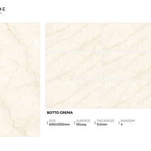 Carreaux de porcelaine grand format 600x1200 à bords sans joint, design marbre poli pour la décoration intérieure d'hôtels, de complexes hôteliers et de bâtiments commerciaux. - Product Image 1