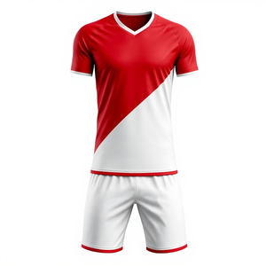 Conjunto de Uniforme Deportivo Personalizado para Torneo de Fútbol, Camiseta y Pantalones Cortos, Uniforme de Equipo Personalizado para Eventos de Fútbol, Jugadores, Ligas y Deportes - Product Image 2