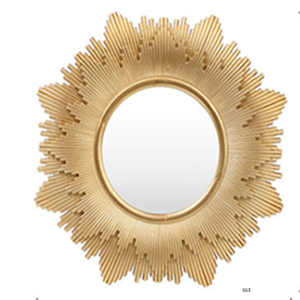 Miroirs muraux uniques décoratifs pour chambre à coucher, salon, entrée, couloir, miroirs dorés pour mur - Product Image 5