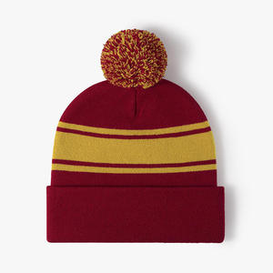 Bonnet en tricot personnalisé avec logo, couvre-chef d'hiver haut de gamme, fabricant de vêtements OEM à marque privée - Product Image 2