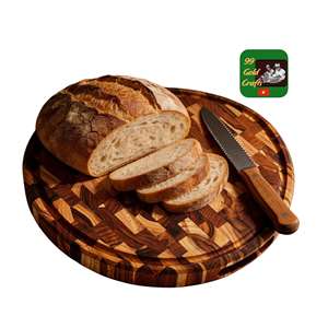 Tabla de cortar de madera de teca de grano final, personalizable, tipo bloque de carnicero para cocina, de proveedor de Vietnam - Product Image 2