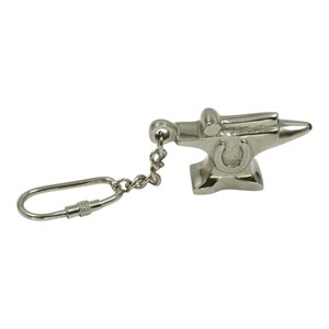 Handmade Blacksmith Anvil Horse Shoe Design Keyrings Souvenir Gift Items <b>Custom</b> Style <b>Keychains</b> Manufacturer Affordable Price - Product Image 1