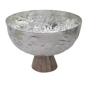 Tazón Clásico de Metal para Dátiles con Tapa, Recipiente Decorativo Resistente para la Mesa de Iftar - Product Image 6