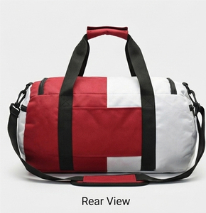 Bolsa Deportiva de Lona de Gran Capacidad con Cierre de Cremallera, Bolsa de Fitness, Bolsa de Viaje Deportiva con Compartimento para Zapatos - Product Image 6